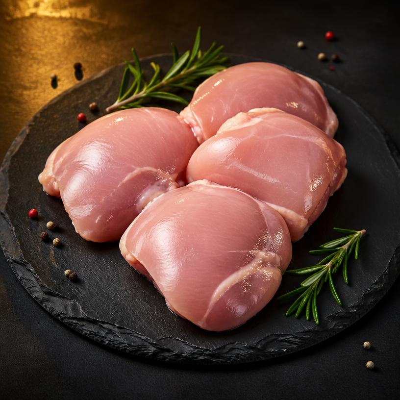 Deboned Thigh — fresh skinless chicken