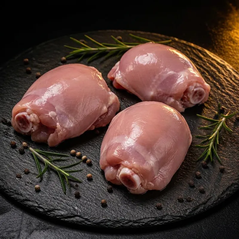 Thigh — fresh skinless chicken
