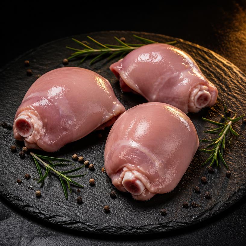 Thigh — fresh skinless chicken