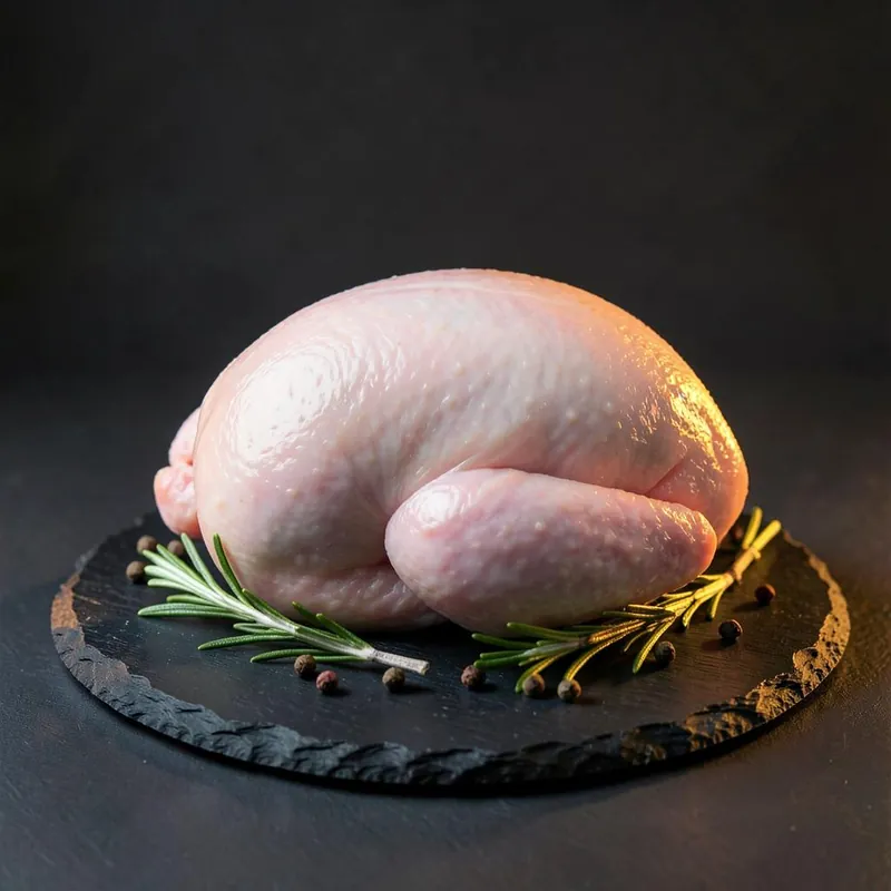 Whole Chicken (Unsliced) — fresh skinless chicken